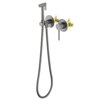 Гигиенический душ Aquatek Европа AQ1319BGM вороненая сталь