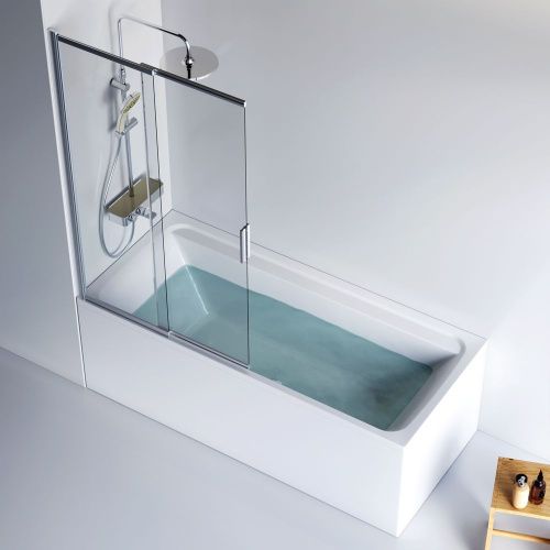 Комплект акриловой ванны с душевой системой со шторкой и аксессуарами Am.Pm Inspire V2.0 WK52EB 180х80 пристенная прямоугольная с каркасом - фото 3