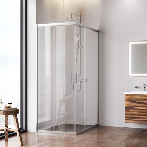 Душевой уголок Am.Pm Gem W90G-403-120280-MT 120х80 стекло прозрачное профиль хром без поддона