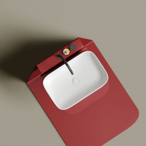 Раковина из сантехнического фарфора Ceramica Nova ELEMENT CN6053MW 60х40 накладная цвет белый без отверстий под смеситель - фото 4