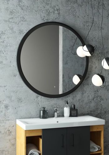 Зеркало с подсветкой Art&Max NAPOLI AM-Nap-1000-DS-F 100х100 подвесное