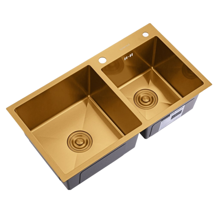 Кухонная мойка Splenka S706.7843.03 80х45 цвет золото поверхность матовая