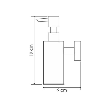 Дозатор для жидкого мыла WasserKRAFT 1399W