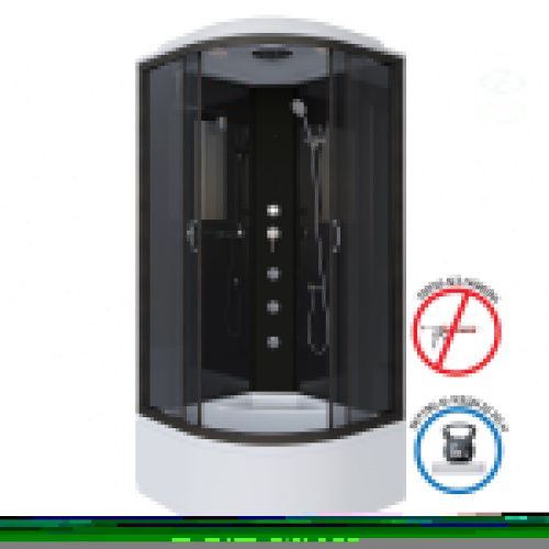 Душевая кабина Niagara Classic 65081434G 90х90 четверть круга с крышей ориентация универсальная - фото 2