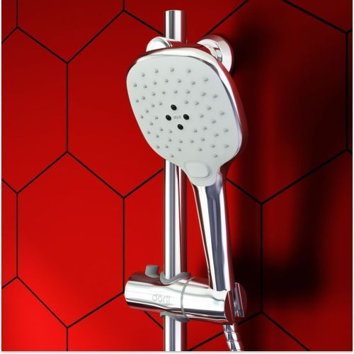 Душевой гарнитур Dorff Prime D0140000 настенный белый/хром - фото 5