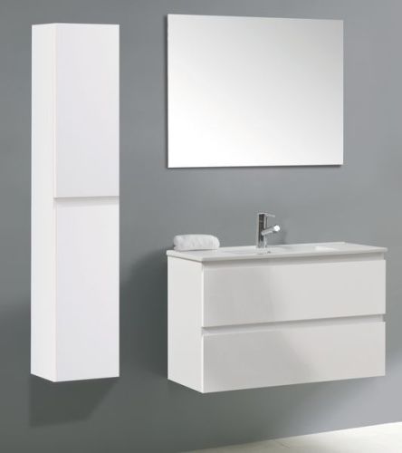 Тумба под раковину IBX Yasmin YAS100V/BLANCOG 100х50 подвесная цвет белый