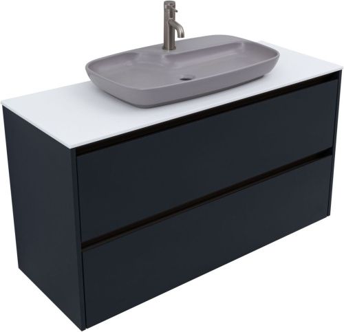 Тумба под раковину Allen Brau Activity 1.34015.AM 120х50 подвесная цвет черный - фото 5