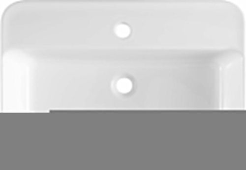 Раковина керамическая Allen Brau Liberty 4.32013.20 60х40 накладная цвет белый 1 отверстие под смеситель - фото 4