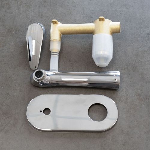 Смеситель для раковины LeMark Linara LM0426C настенный хром - фото 4