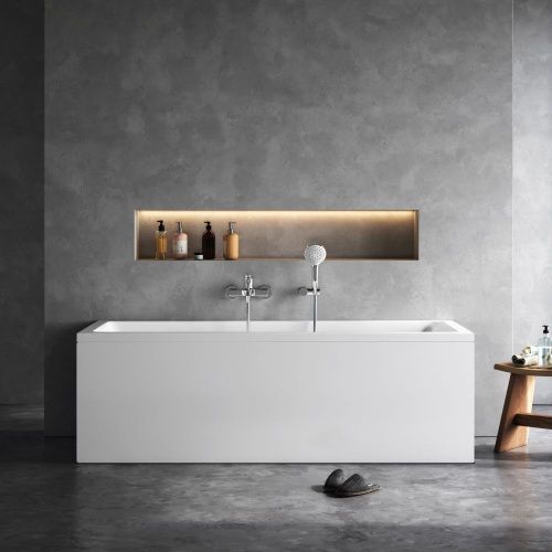 Ванна акриловая Am.Pm Gem W93A-180-070W-A 180х70 пристенная прямоугольная без каркаса - фото 4