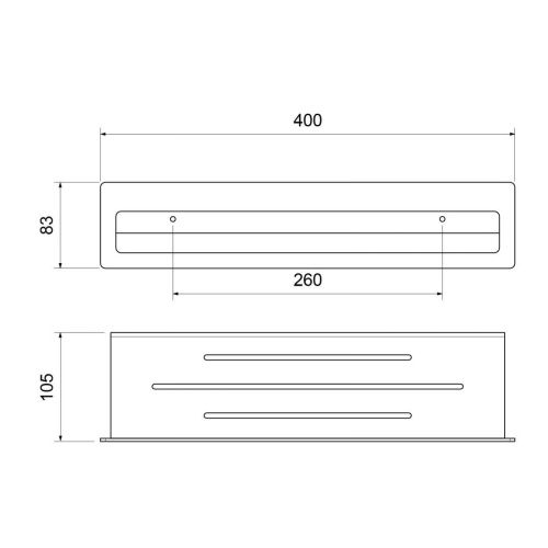 Полка в ванную комнату Timo Luiro 18580/18 - фото 2