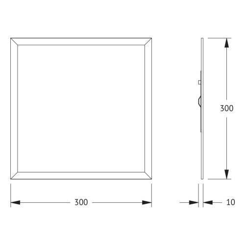 Зеркало Evoform Comfort BY 0901 30х30 подвесное - фото 2