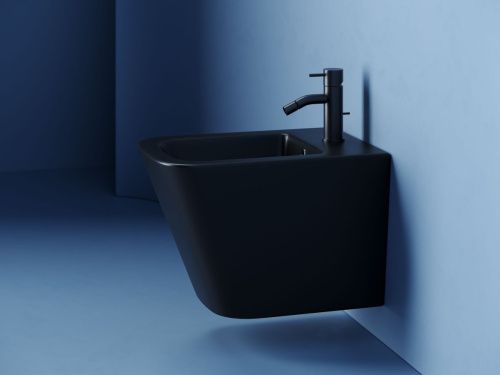 Биде подвесное Ceramica Nova UNION CN4010MB цвет черный - фото 4