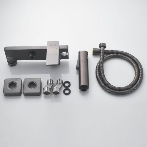 Гигиенический душ со смесителем Shevanik S6105T-1 оружейная сталь - фото 4