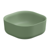 Раковина керамическая GSG Ceramic Design Hit! HILAVQU42031 40х40 накладная цвет зеленый без отверстий под смеситель