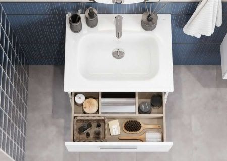 Тумба под раковину Roca Victoria A857468806 60х50 подвесная цвет белый