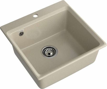 Кухонная мойка Granfest Level LV-510 топаз 50х50 цвет серый поверхность матовая