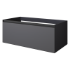 Тумба под раковину Armadi Art Quatro 790-M1-100-A-A 100х50 подвесная цвет черный