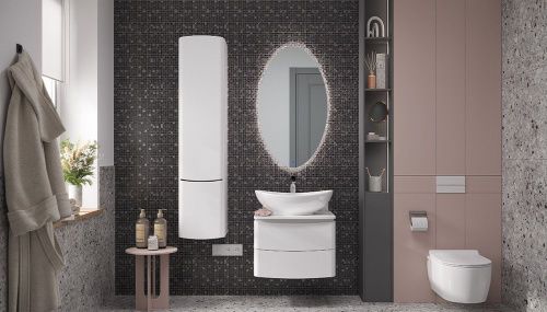 Тумба под раковину Velvex LUNA tp.LUN.60.2Y 60х50 подвесная цвет белый - фото 5