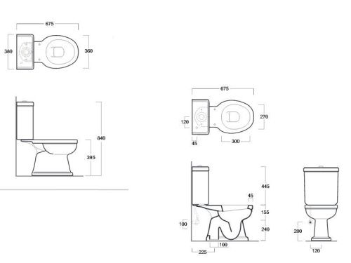 Чаша унитаза напольная Simas LO 921 bia цвет белый без бачка без сиденья каскадный смыв - фото 3