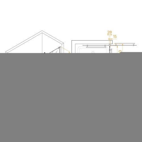 Душевая шторка на ванну RGW Screens 03110208-11 80х150 стекло прозрачное профиль хром ориентация универсальная - фото 2