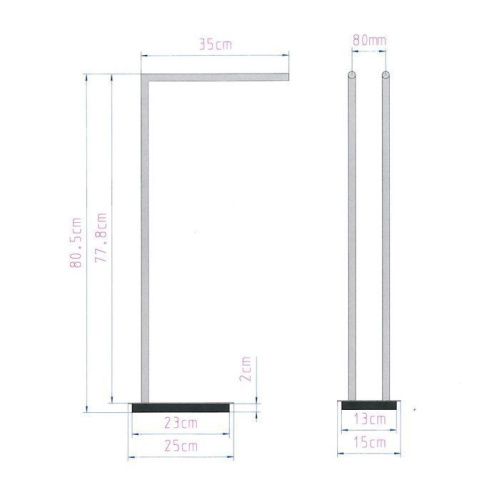 Полотенцедержатель Decor Walther Straight 504850 - фото 2