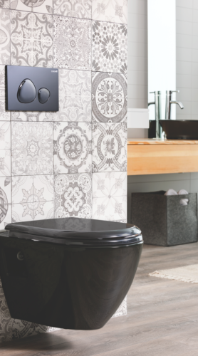 Клавиша смыва механическая Creavit GP7002.02 цвет черный - фото 3