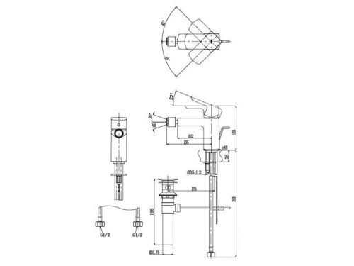 Смеситель Toto TRG02301R на биде хром - фото 2