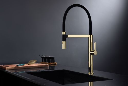 Смеситель для кухни Paulmark LEADER Le214101-G на мойку золото - фото 5