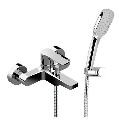 Смеситель для ванны Daniel Reflex RX610-NP настенный никель