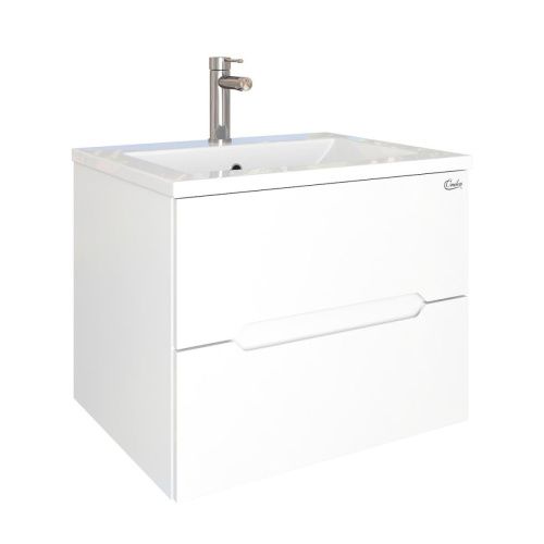 Тумба под раковину Onika Айленд 106114 60х50 подвесная цвет белый