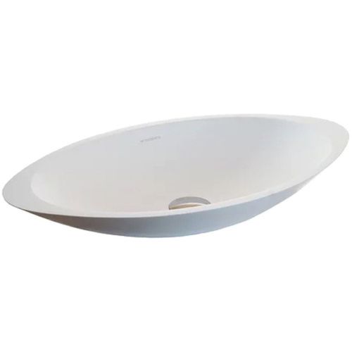 Раковина из искусственного камня MonteBianco Gondola Tre 13043 60х40 накладная цвет белый без отверстий под смеситель - фото 3