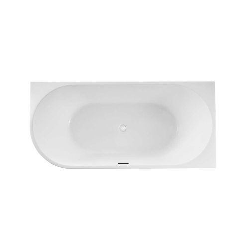 Ванна акриловая Vincea VBT-402-1700R 170х80 пристенная овальная - фото 3