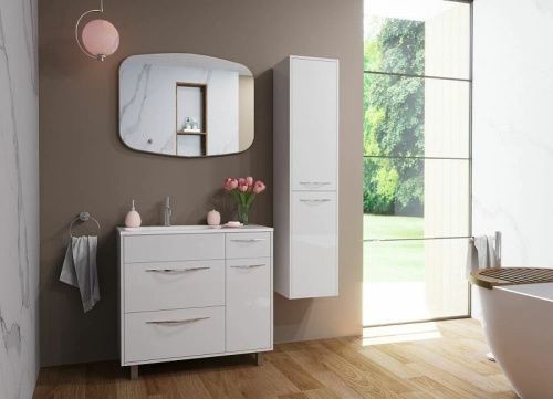 Тумба с раковиной Эстет Barcelona ФР-00003599 90х40 напольная цвет белый - фото 3