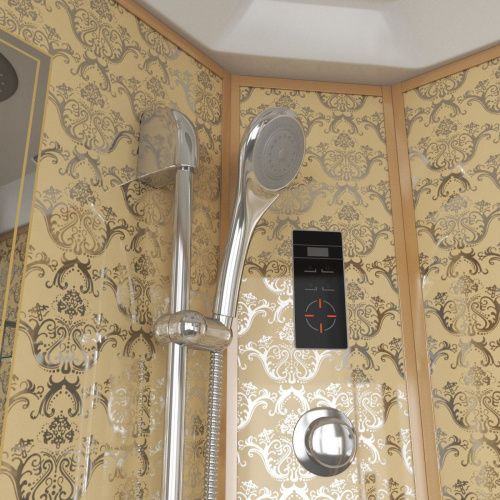 Душевая кабина Niagara Luxe 7744G 120х120 четверть круга с крышей ориентация универсальная - фото 3