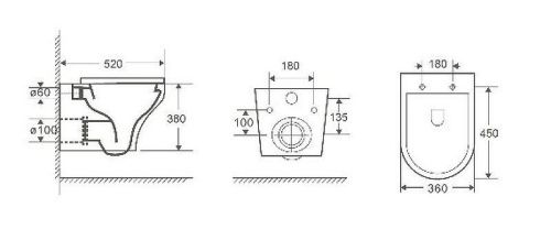 Унитаз подвесной WeltWasser 10000003704 белый с сиденьем микролифт безободковый душевой смыв - фото 3