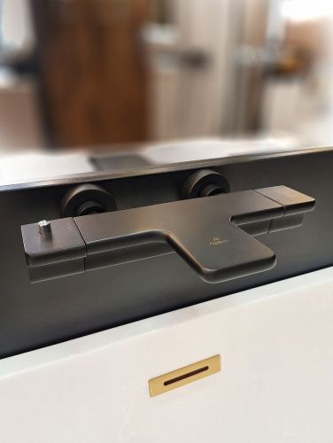 Смеситель для ванны AltroBagno Lamberto AltroBagnoLamberto0212MB настенный черный - фото 2