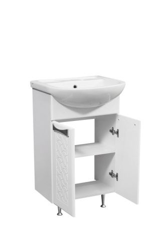 Тумба под раковину Stella Polar Ванда SP-00000200 50х30 напольная цвет белый - фото 4