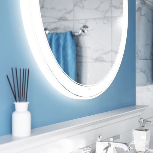 Зеркало с подсветкой и антизапотевателем Alavann Solis ALV0116004 60х60 подвесное - фото 3