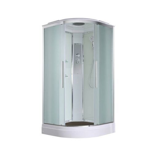 Душевая кабина AvaCan EM EM2080 80х80 четверть круга с крышей ориентация универсальная