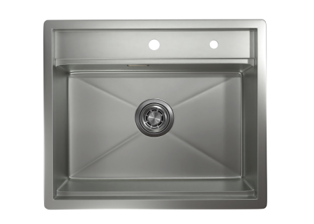 Кухонная мойка Granula Kitchen Space 6051, СТАЛЬ МАТОВАЯ 60х50 цвет нержавеющая сталь поверхность матовая