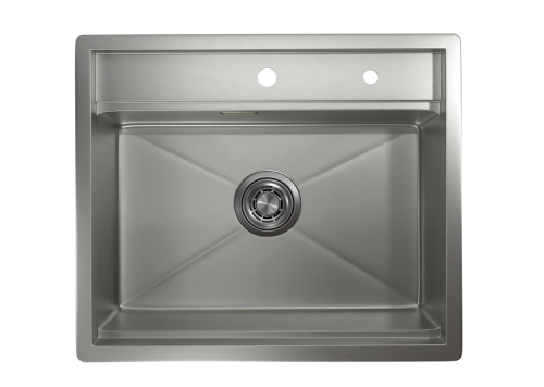Кухонная мойка Granula Kitchen Space 6051, СТАЛЬ МАТОВАЯ 60х50 цвет нержавеющая сталь поверхность матовая - фото 3