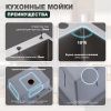 Кухонная мойка Splenka S702.6050.05 60х50 цвет серый поверхность матовая