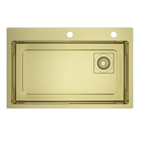 Кухонная мойка Raglo R702 R702.7246.03 70х45 цвет золото поверхность матовая