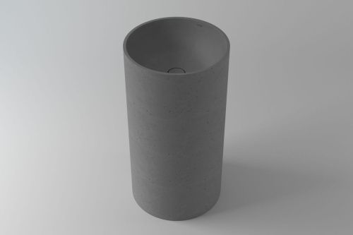 Раковина из искусственного камня Holbi ANDROMEDA 2.02.019.44.4 40х40 напольная цвет серый