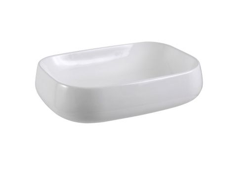 Раковина из сантехнического фарфора Aquatek AQ5526-00 60х40 накладная цвет белый без отверстий под смеситель - фото 4