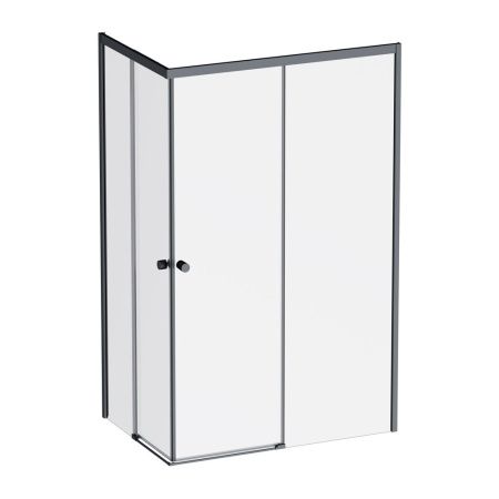 Душевой уголок Am.Pm X-joy W94G-403-120280-BТ1К 120х80 стекло прозрачное профиль черный без поддона