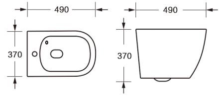 Унитаз подвесной MILLEAU MYL038SGW VORTEX MYL038SGW белый с сиденьем микролифт безободковый смыв торнадо