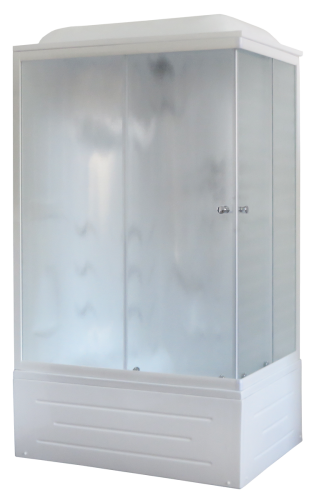 Душевая кабина Royal Bath BP RB8100BP2-M-L 100х80 прямоугольная с крышей ориентация левая