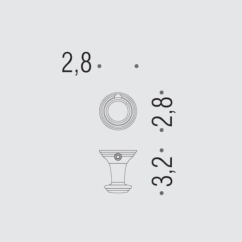 Крючок Colombo Hermitage BLC77.CR - фото 2